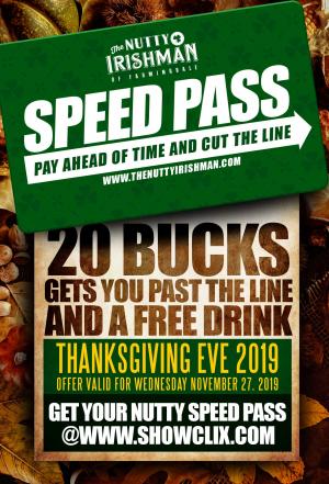 Thanksgiving Eve Speed Pass