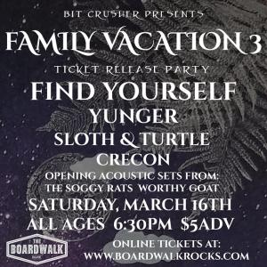 Bit Crusher Family Vacation 3 Ticket Release Party