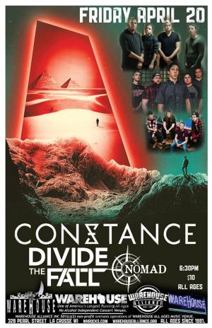 CONSTANCE with DIVIDE THE FALL, and NOMAD