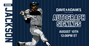 Reggie Jackson Autograph Signing