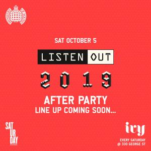 Ministry of Sound ft. Listen Out 2019 Afterparty