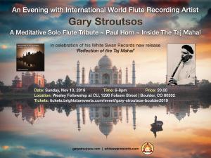 Gary Stroutsos: Flute Tribute to Paul Horn