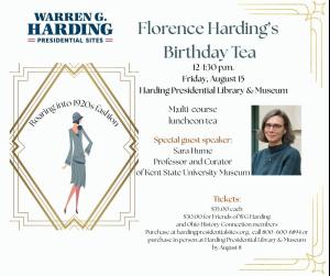 Florence Harding Birthday Tea
