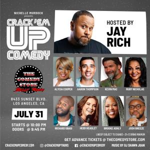 *Low Ticket Warning* Crack'Em Up Thursdays - Hosted by Jay Rich with Alycia Cooper, Aaron Thompson, Kevin Mac +more!