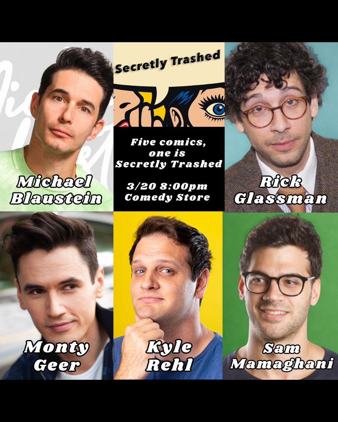 Flyer for Secretly Trashed