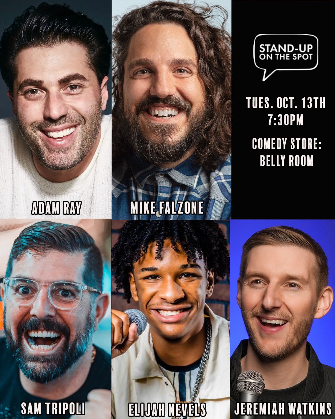 Flyer for Stand-Up on the Spot