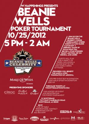 Beanie Wells Poker Tournament