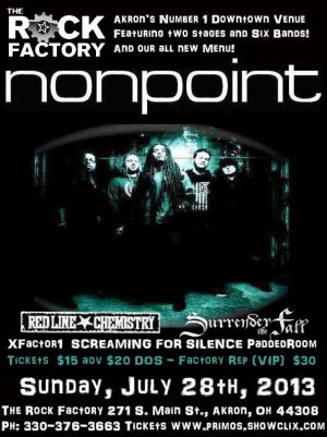 NONPOINT w Red Line Chemistry, Surrender the Fall