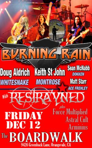 Burning Rain @ The Boardwalk 12/12