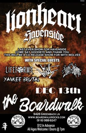 Lionheart @ The Boardwalk 12/13