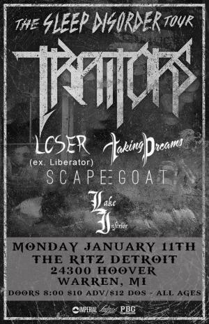 Traitors at The Ritz Detroit 1/11