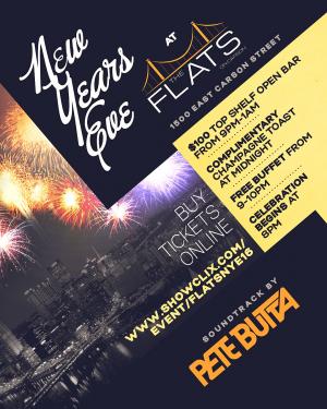 NYE 2016 @ The Flats on Carson