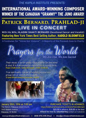 Patrick Bernard: Prayers for the World Concert