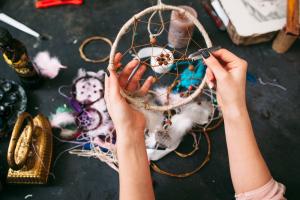 Dreamcatchers with Lincraft