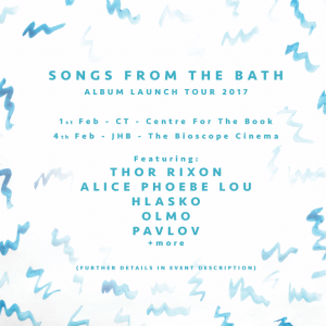 Thor Rixon's 'Songs From The Bath' Album Launch, Johannesburg