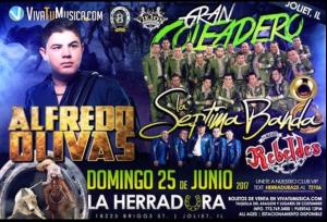 ALFREDITO OLIVAS + NUEVO REBELDES + SÉPTIMA