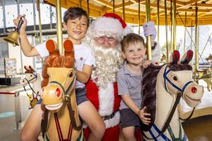 Santa Morning Teas at the Carousel