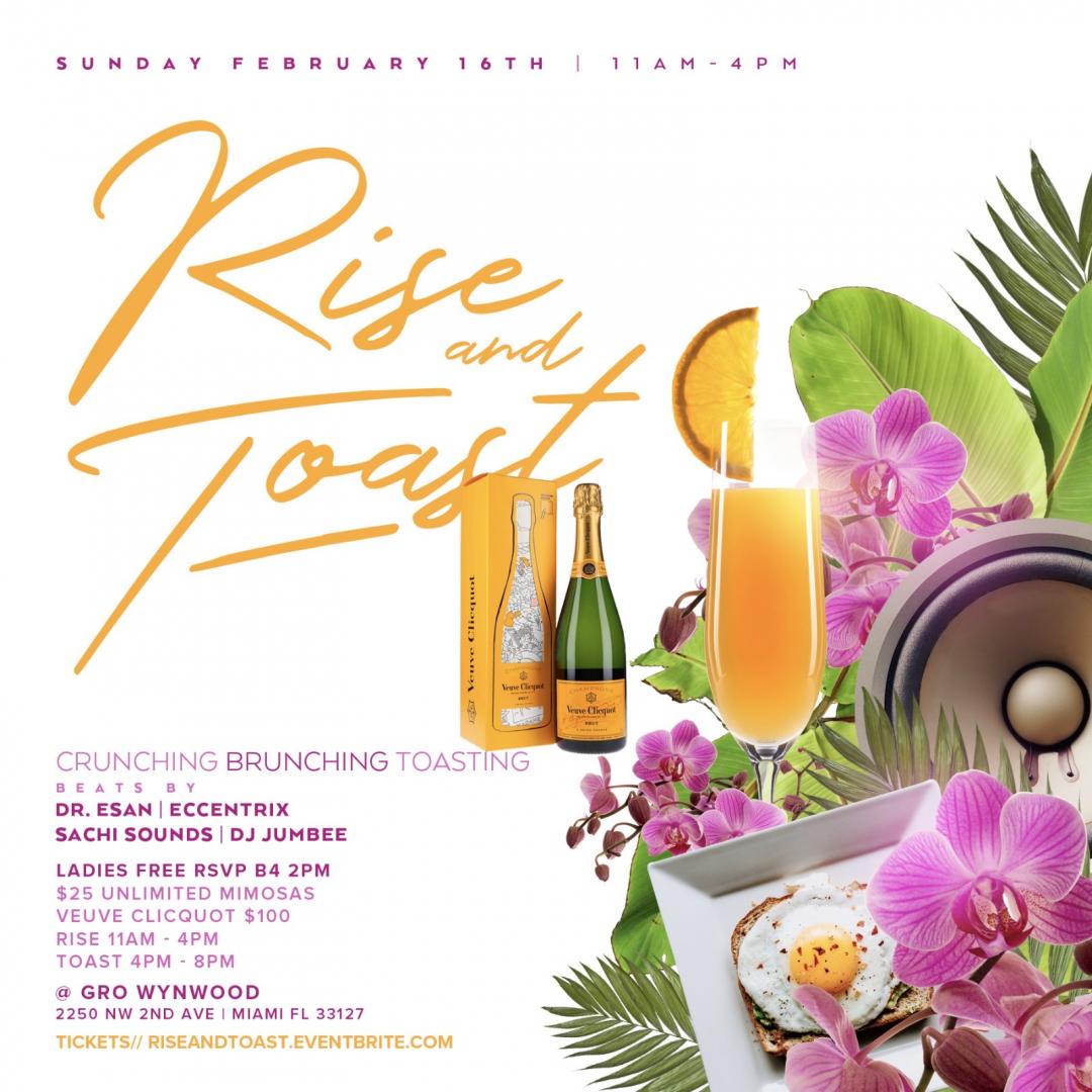Tickets for Rise and Toast February 16th in Miami from ShowClix