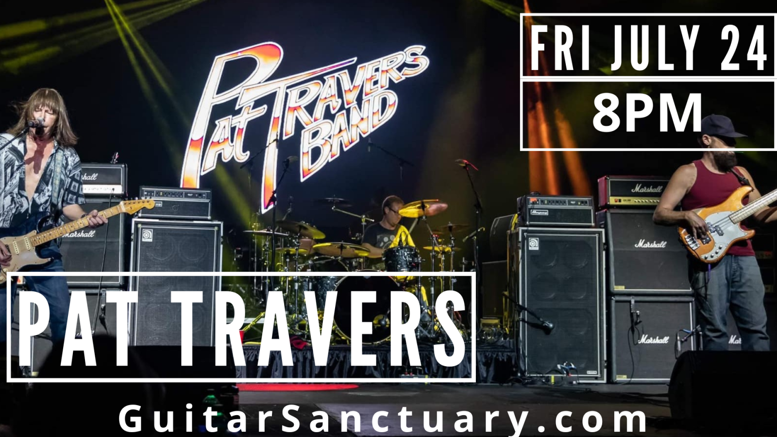 Pat Travers Concert Graphic