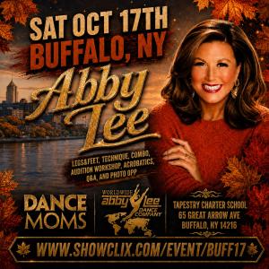 Abby Lee In Buffalo, NY October 17th