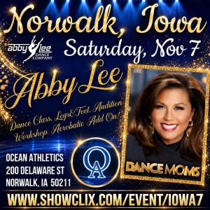 Abby Lee In Norwalk Iowa November 7th