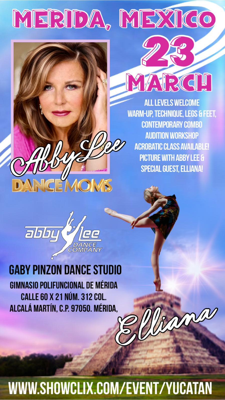 Tickets for Dance with Abby Lee and Elliana in Mérida from Abby Lee