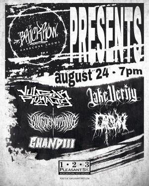 BRHC Presents: Vulgar Royalty, Lake Verity, Ghandiii, King of Nothing, and Drown