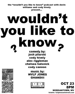 Wouldn't You Like To Know Podcast 123 Takeover
