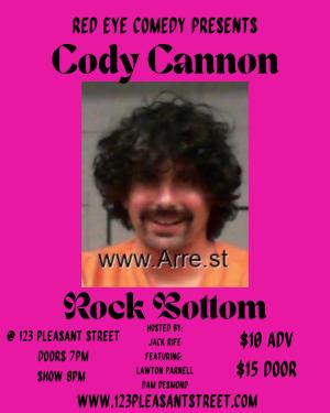 Red Eye Comedy Presents: Cody Cannon "Rock Bottom"