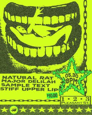Natural Rat, Major Delilah, Sample Text, and Stiff Upper Lip