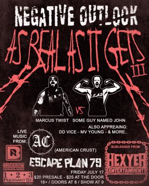 Negative Outlook No Ring Wrestling feat. American Crust and Escape Plan 79