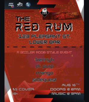 The Red Room: Boiler Room Event in the Lower Bar