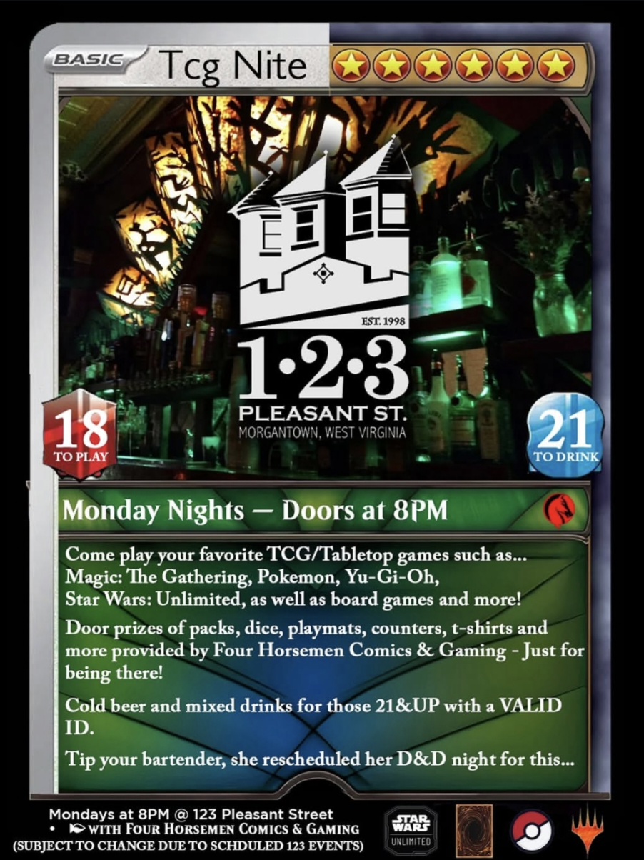 WEEKLY GAME NIGHT- No Cover