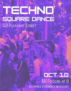 Techno Square Dance featuring Rosalie Coleman and The Mack Samplz String Band & More!