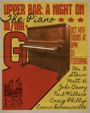 Upper Bar: A Night on the Piano with Mr. G ft. Mr. Stienn, Matt B, John Casey, and more!