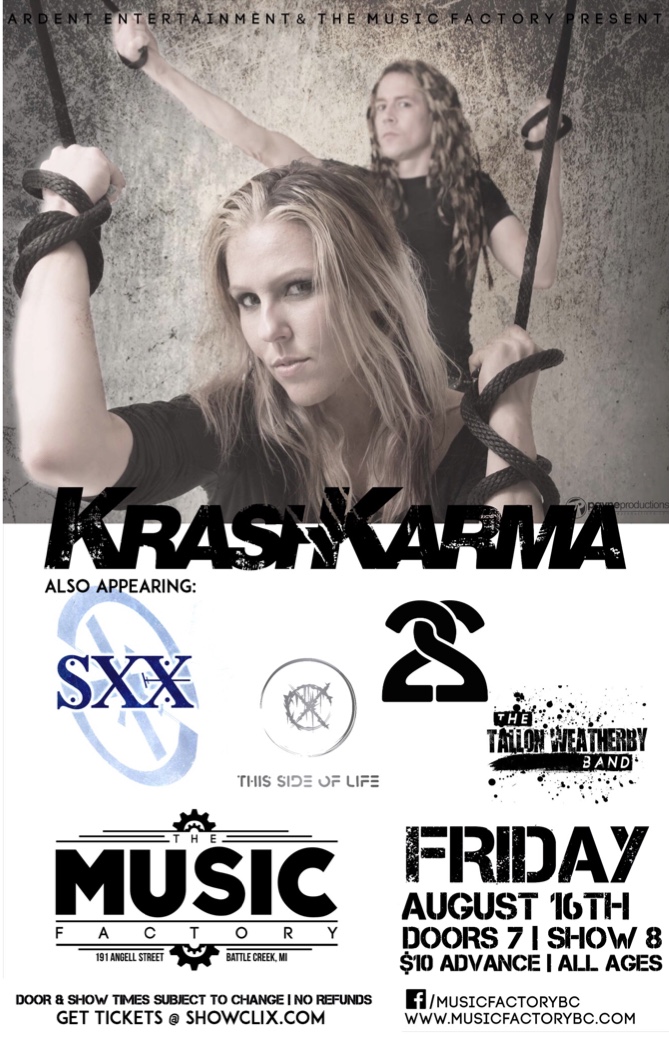 tickets-for-krashkarma-the-music-factory-battle-creek-mi-in-battle