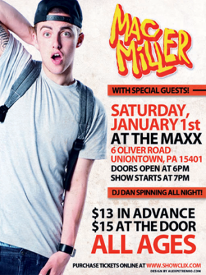 MAC MILLER - LIVE IN UNIONTOWN!