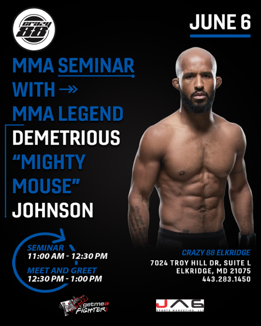 Tickets for DEMETRIOUS -MIGHTY MOUSE-JOHNSON SEMINAR MARYLAND in ...