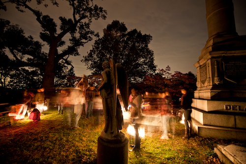 sleepy hollow cemetery in tarrytown, new york