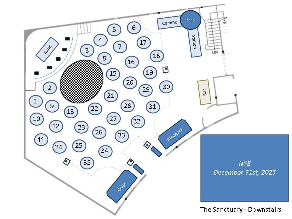 NYE Downstairs Floor Plan