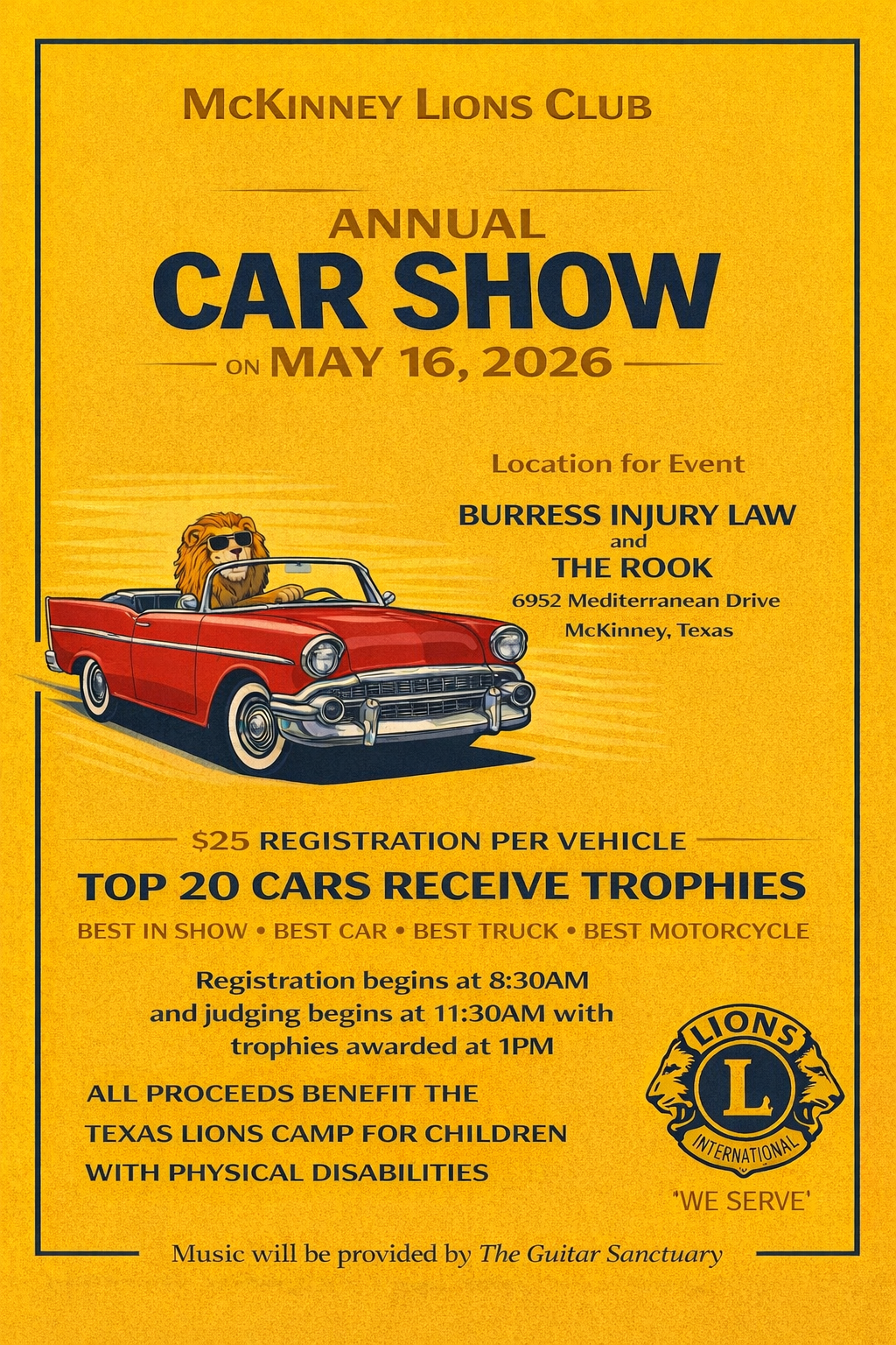 Cars & Guitars Flyer