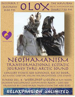 OLOX - "NeoShamanism" Concert and Workshop