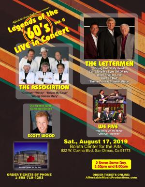 Legends Of The 60's Vol. II Live In Concert 