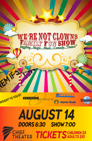 Family Fun Show with We're Not Clowns!