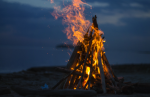 Family Beach Bonfire | Resort Guest