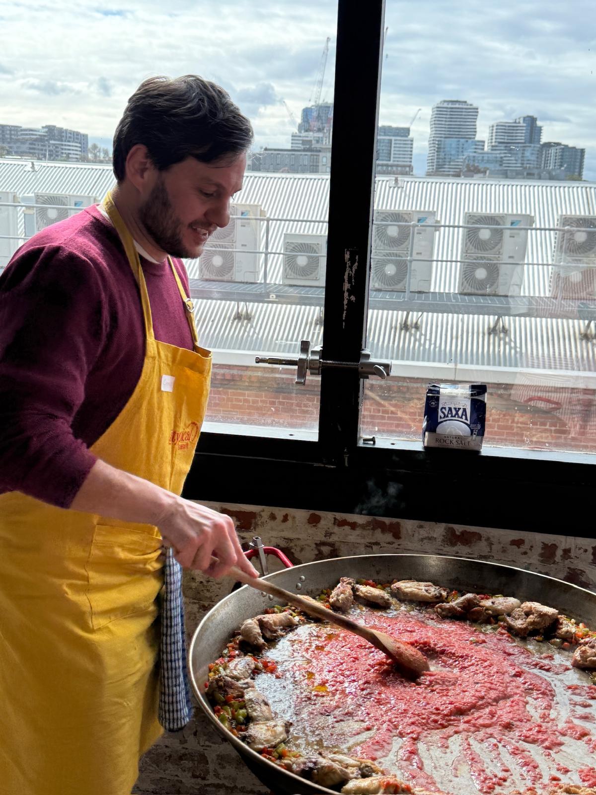 Get hands on with the cooking process