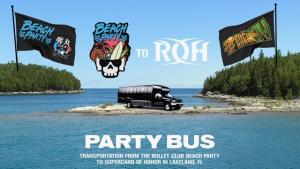 Supercard of Honor x Bullet Club Beach Party Bus