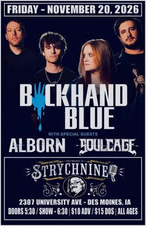 Backhand Blue Live at Strychnine