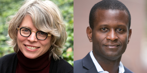2 side-by-side headshots: Jill Lepore, Jamal Greene