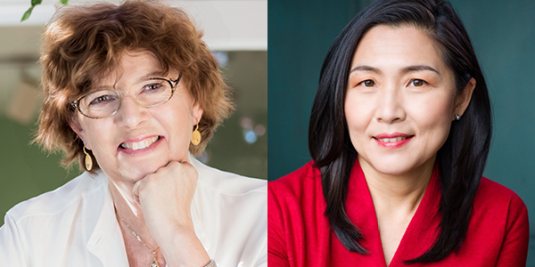 2 side-by-side headshots: Ellen Carol DuBois, Julie Suk